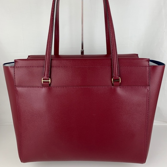 New Tory Burch Parker Leather Tote 37169 - Picture 3 of 8